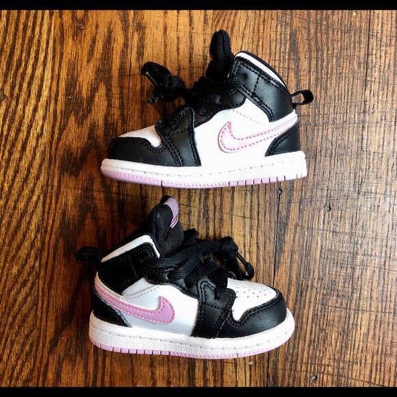 Air Jordan Retro 1 Mid Arctic Pink 4C 644507-103 - Picture 2 of 7